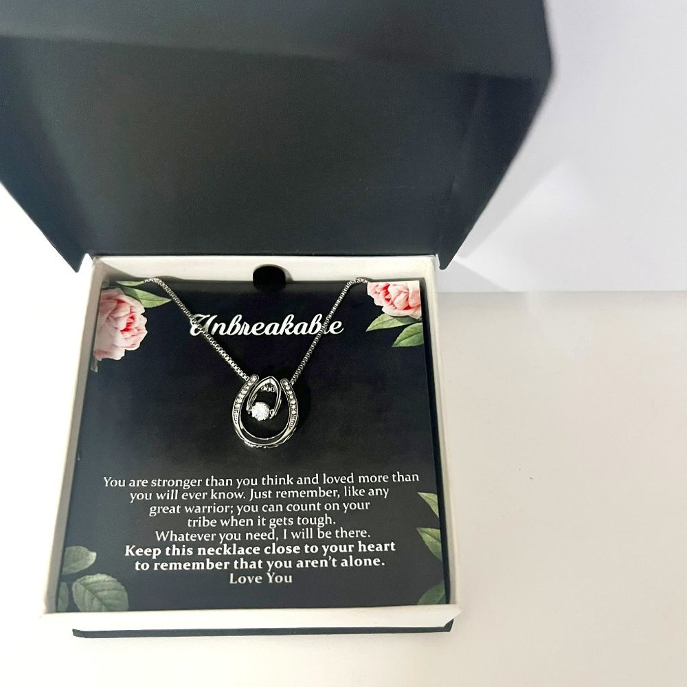 Unbreakable Strength Necklace, Strong Woman, Best Friend Gift